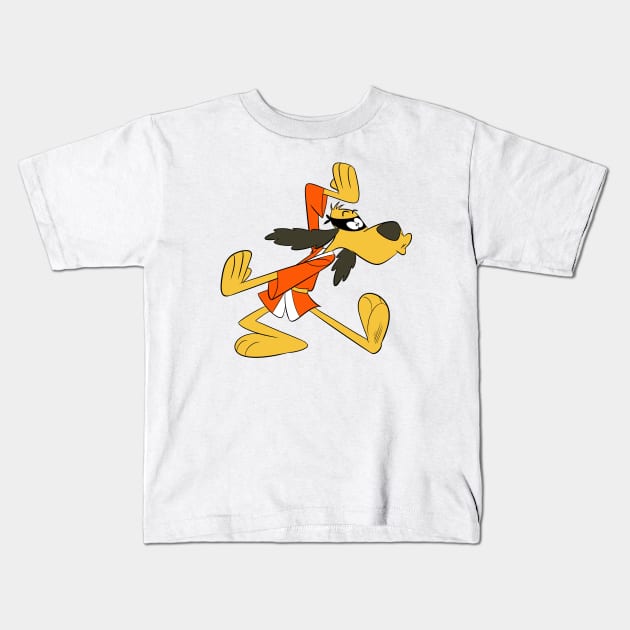 Hong Kong Phooey Kids T-Shirt by FanartFromDenisGoulet